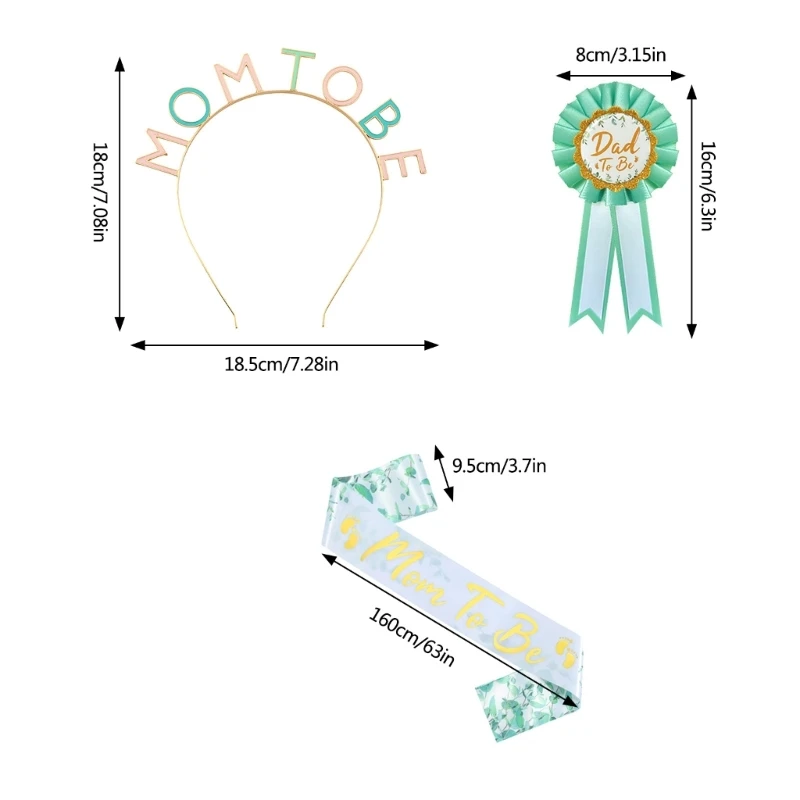 Diadema con correa para hombro para madre embarazada, regalo para mamá embarazada, decoraciones