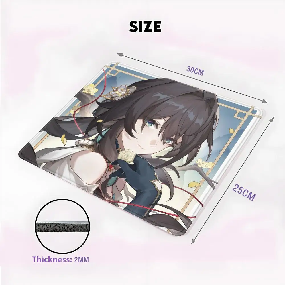 Honkai Star Rail Mouse Pad SKY Small Desk Pad Mouse Boy Gift for Play games Keyboard Wireless Desktop Computer Coasters