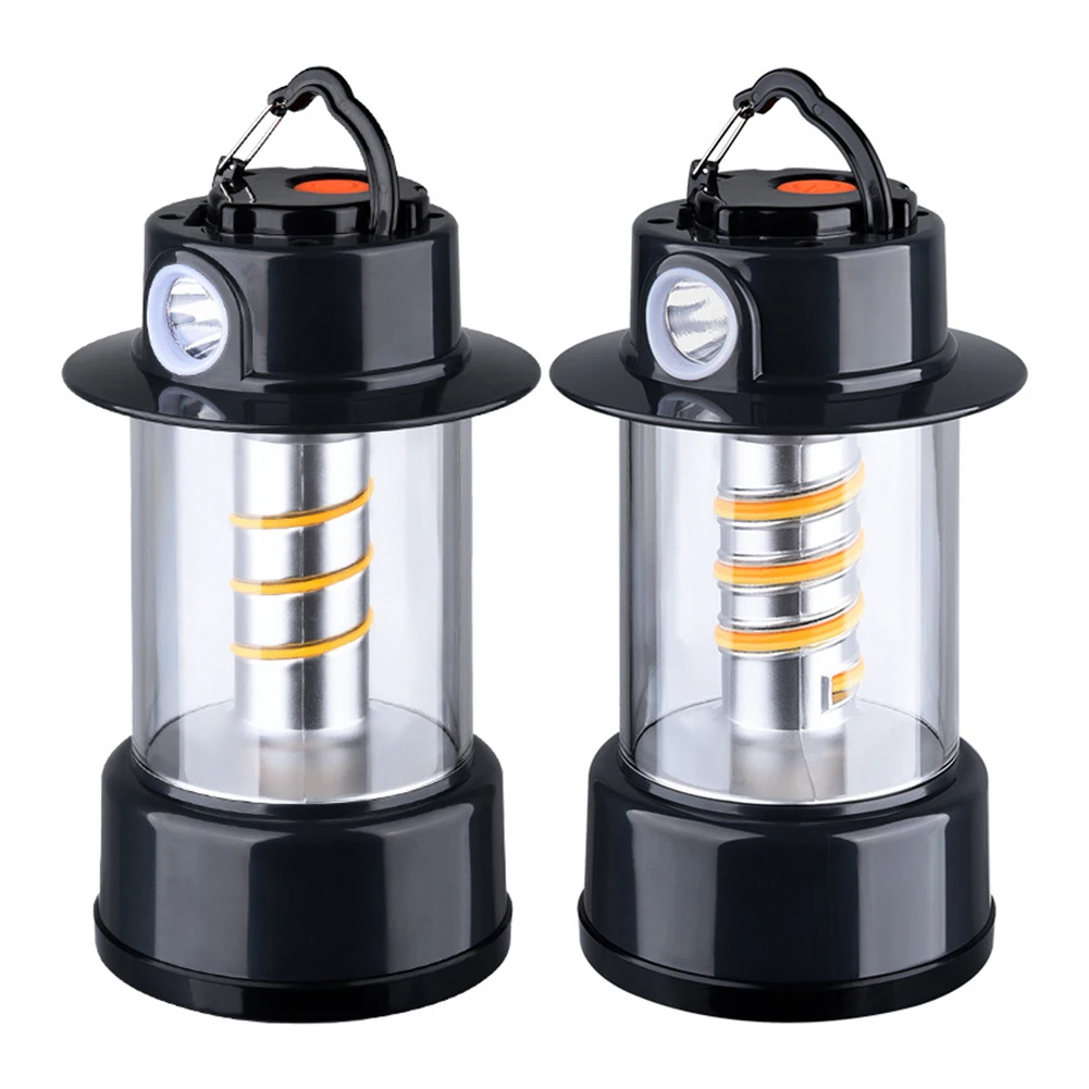 LED Hanging Tent Light Rechargeable Work Light Waterproof Atmosphere Light for Hurricanes Emergency Power Outages Outdoor