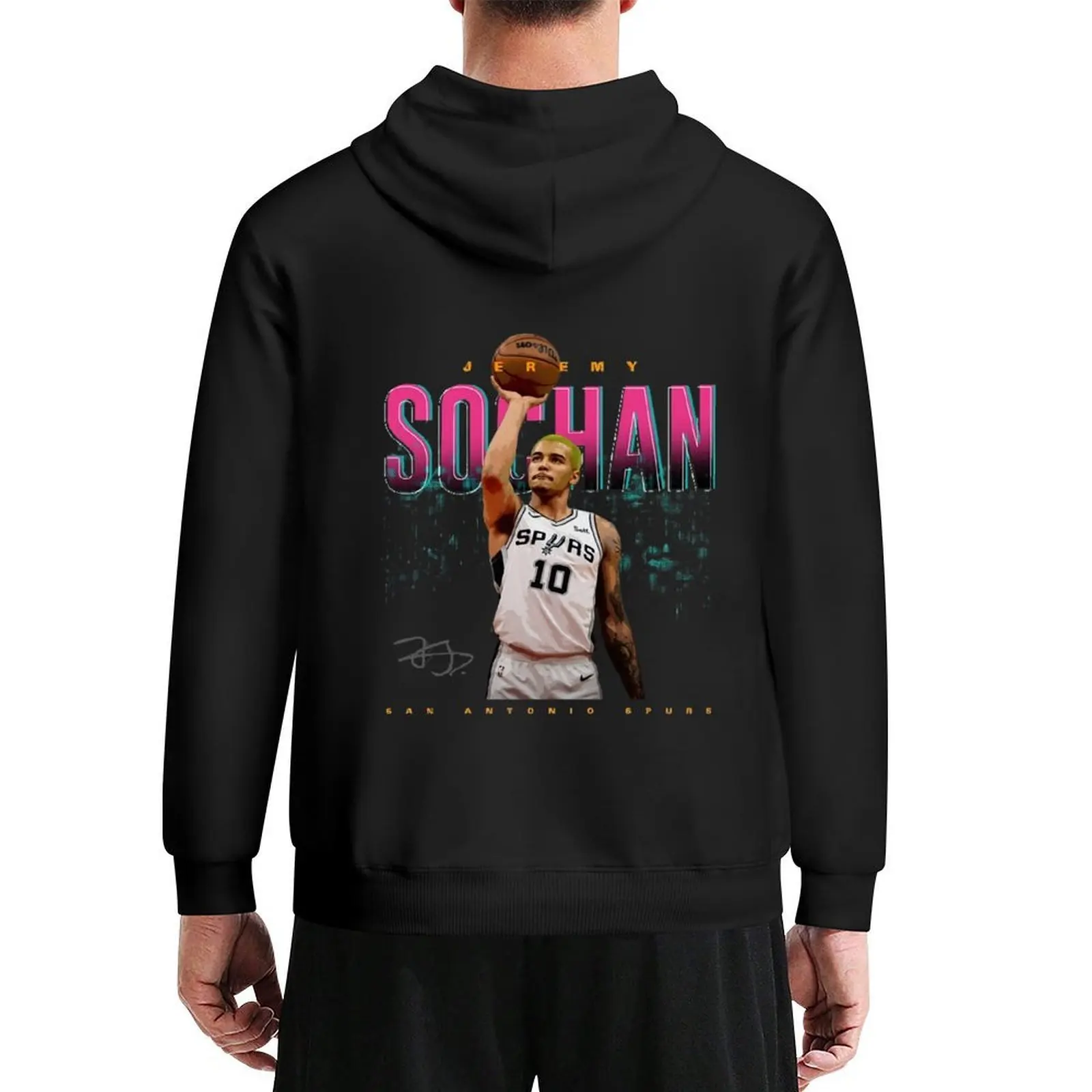 

Jeremy Sochan Free Throw Hoodie korean clothes korean autumn clothes men clothes anime clothing big size hoodie