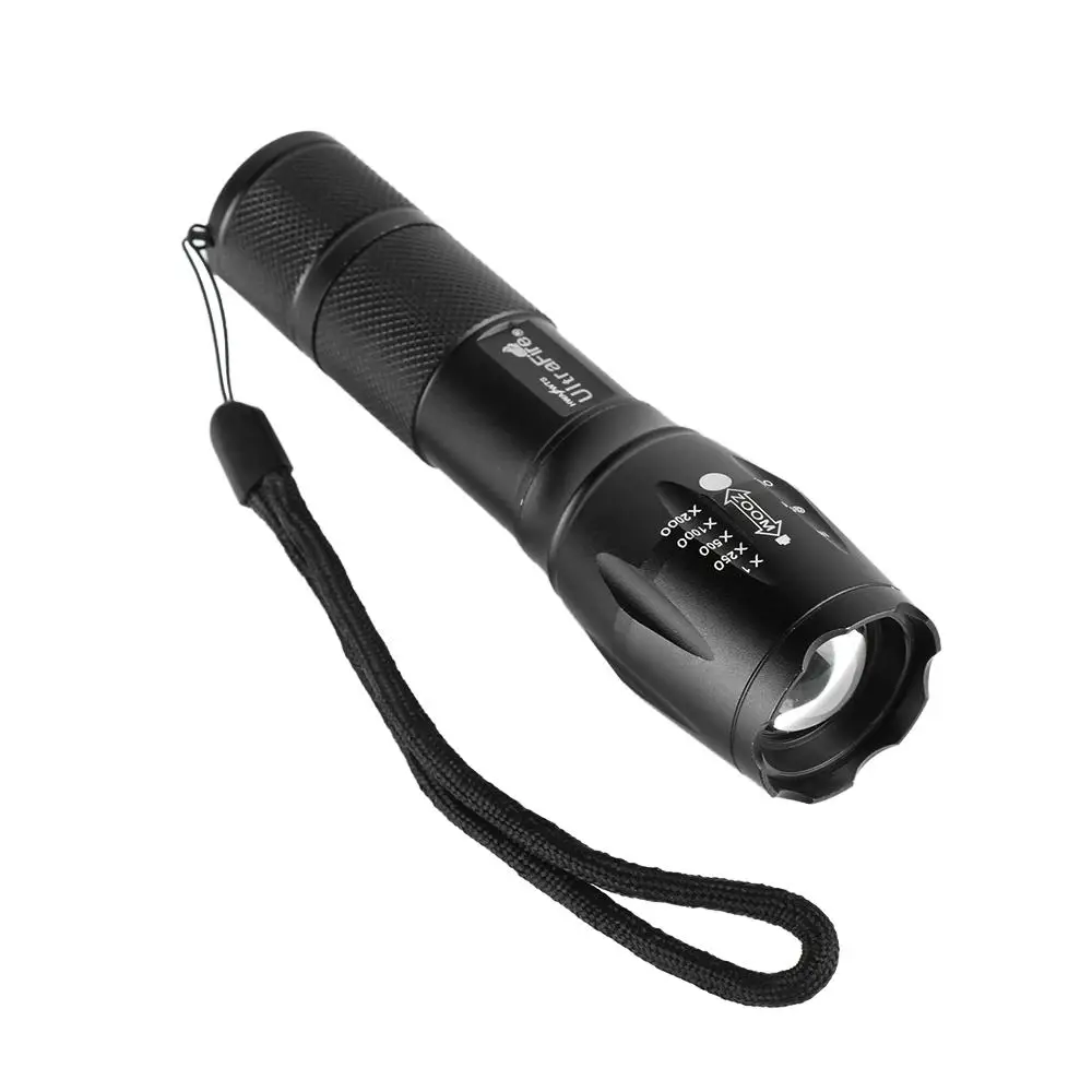 Portable Multi Function Flashlights Camping Torch 5 Lighting Modes 3800Lm E17 XML LED Zoom Tactical Flashlight Waterproof Torch