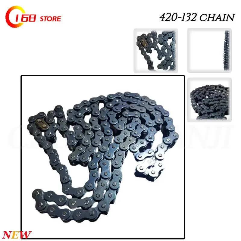 

Мотоцикл 420, сверхмощная трансмиссионная цепь 1330, цепная цепь для мотоцикла, внедорожник, аксессуары для картинга