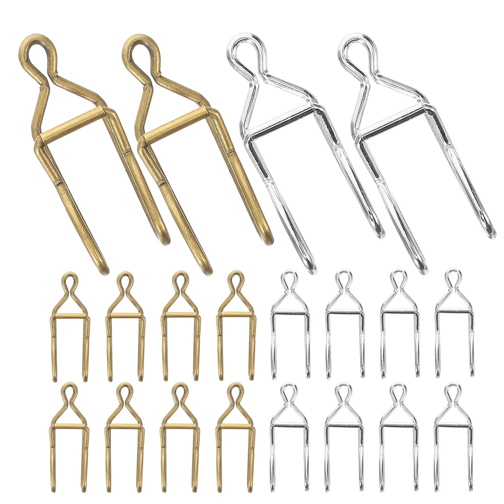 50 Pcs Pocket Watch Clasp Clasps for Chain Iron Clips Chains Metal DIY Accessory