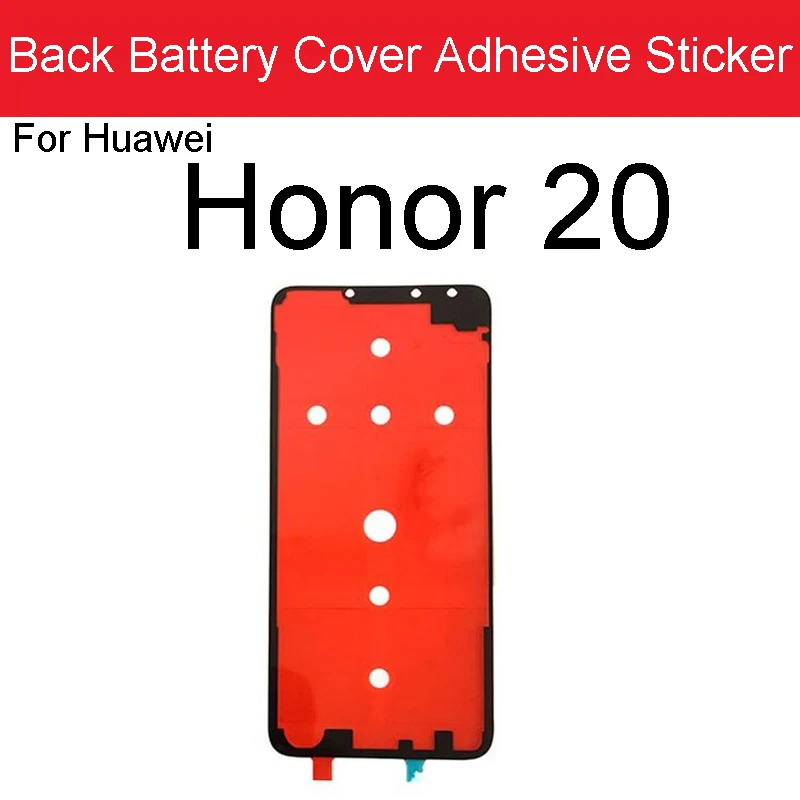 2pcs Adhesive Sticker Back Battery Cover Glue Tape For Huawei Honor 8 8X 9 9X 10 20 20i 30 30S Pro Lite Replacement Parts