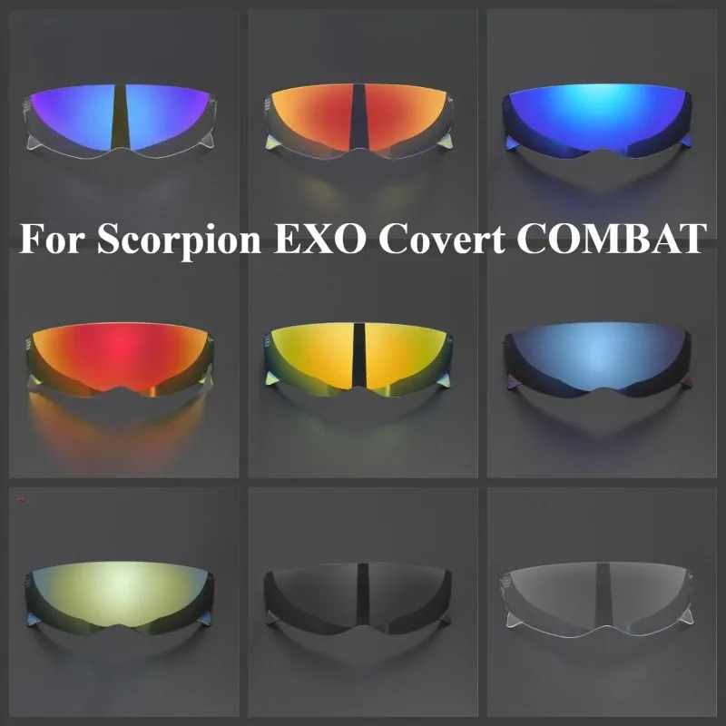 Visor For Scorpion EXO Covert COMBAT KS-8 Helmet Lens Anti Fog High Impact Protection UV Cut Durable High Strength
