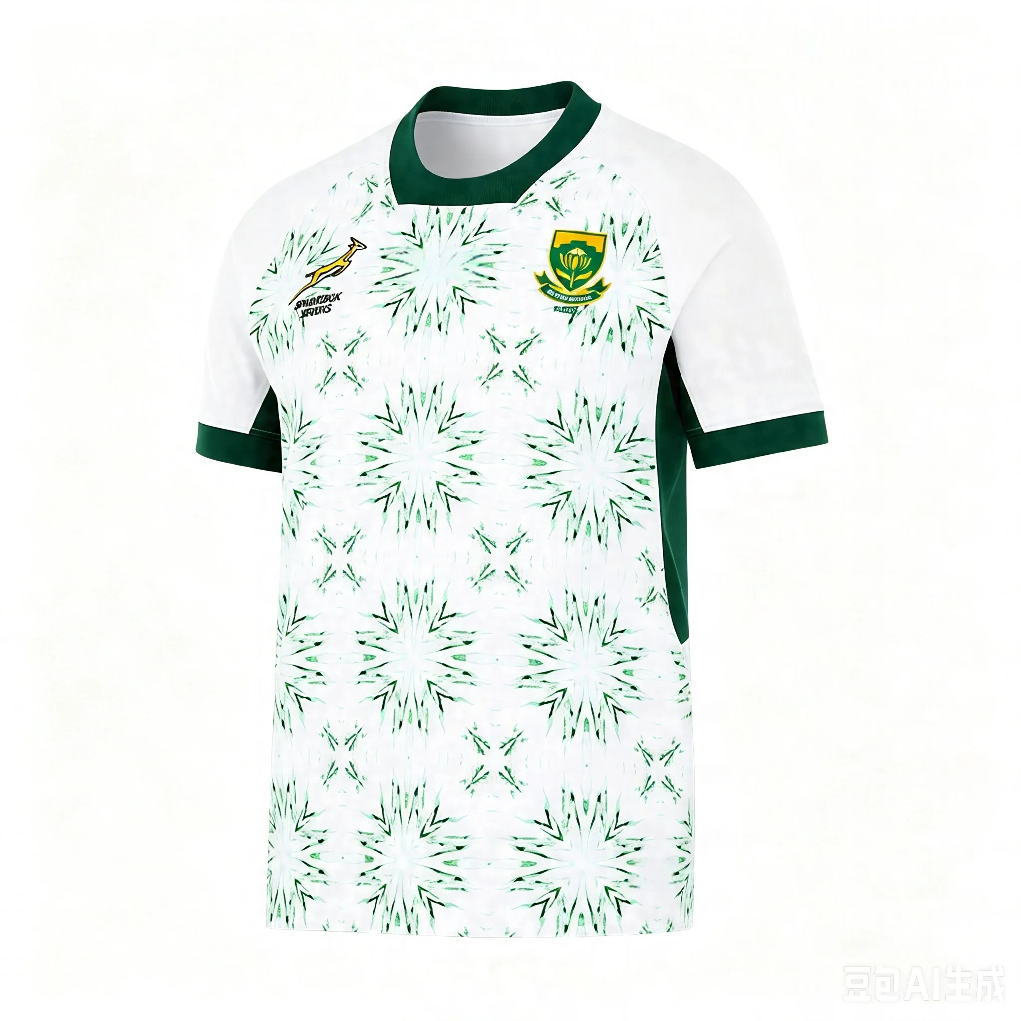 Women'S Fashion Rugby Shirt - Maglia da Rugby Springboks Sudafrica 2026