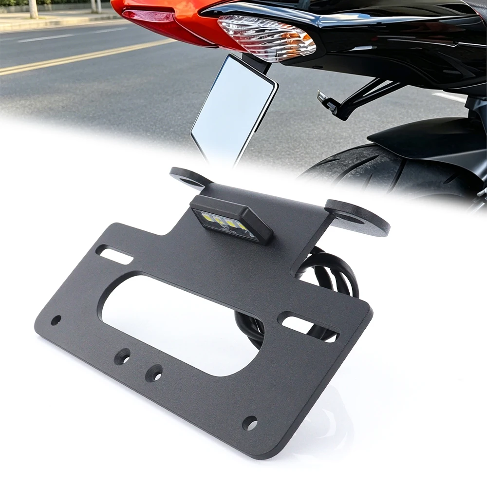 Kit Eliminador de Para-lama Traseiro (Tail Tidy) com Suporte de Placa de Licença para Suzuki GSXR 600 750 GSX-R600 GSX-R750 K6 K8 2006-2010
