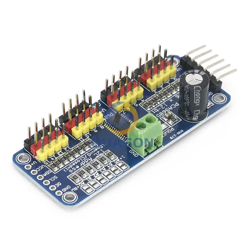 16 Channel 12-bit PWM/Servo Driver-I2C interface PCA9685 module  pi shield module servo shield