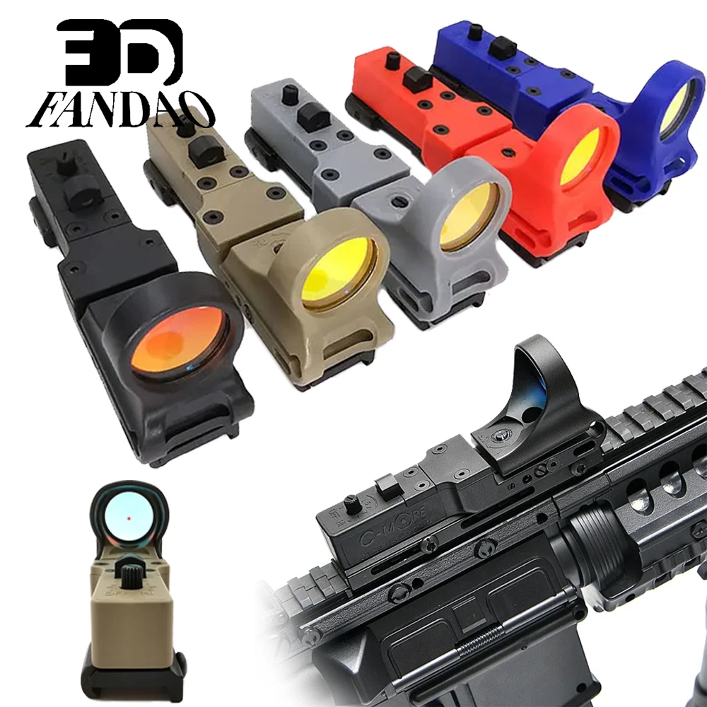 Tactical C-more Red Dot Sight Scope EX 182 6 Color Hunting scopes Outdoor Airsoft Accessories Fit 20mm Rail Adjustable Railway