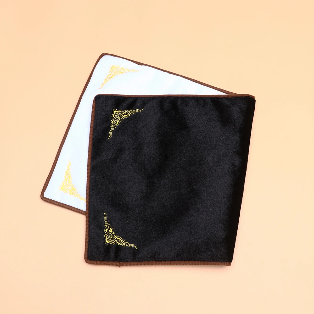 

Display Cloth Jewelry Cushion Storage Pad Embroidery Pattern Compact Organizer For Necklace Earring Exhibition Gift