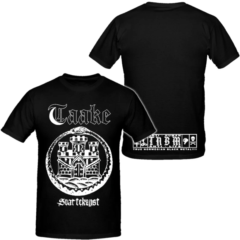 2026 Taake Style Band Mens Hip Hop Heavy Metal Tshirts Cotton Shirt Unisex Summer Short Sleeve Fashion Brand Tee Vintage Tops