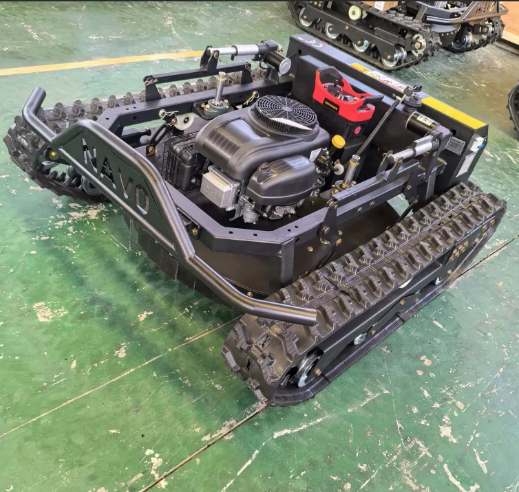 Remote Control Lawn Mower Grass Cutter Robot with Optional Dozer Blade HT900L