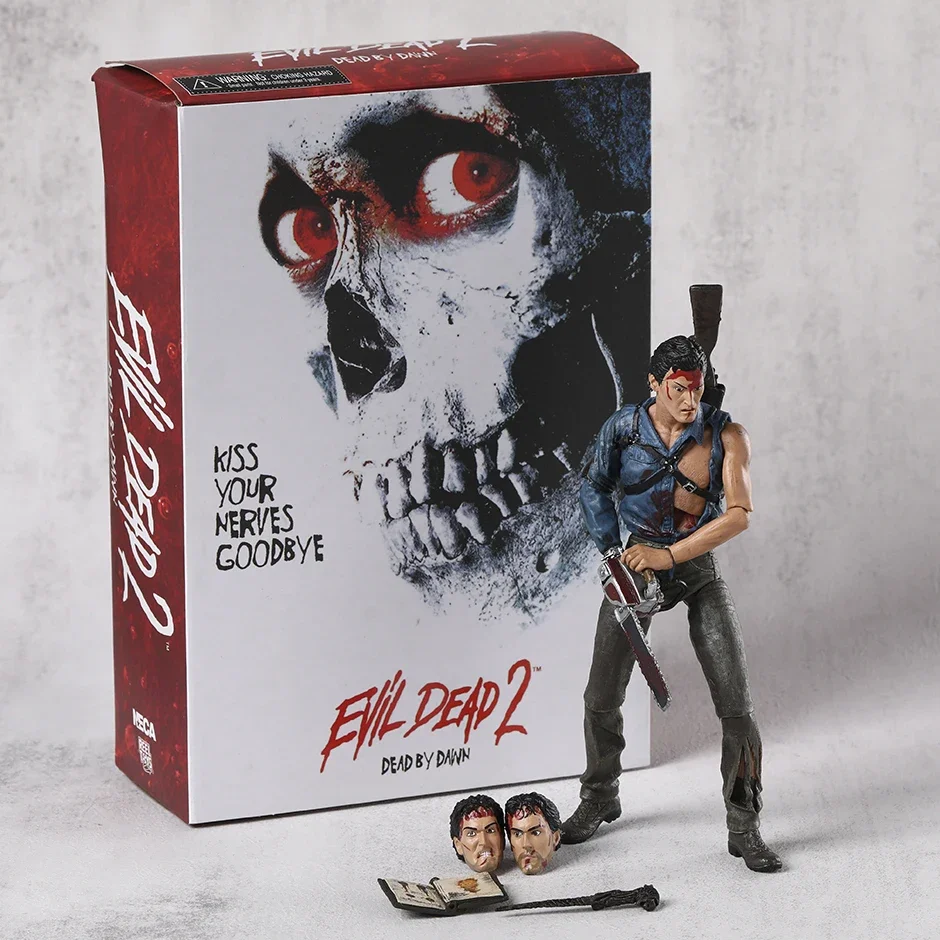 NECA-figura de acción de Evil Dead 2 Ultimate Hero Ash, articulaciones móviles, colección de decoración de escritorio, modelo de PVC, juguete