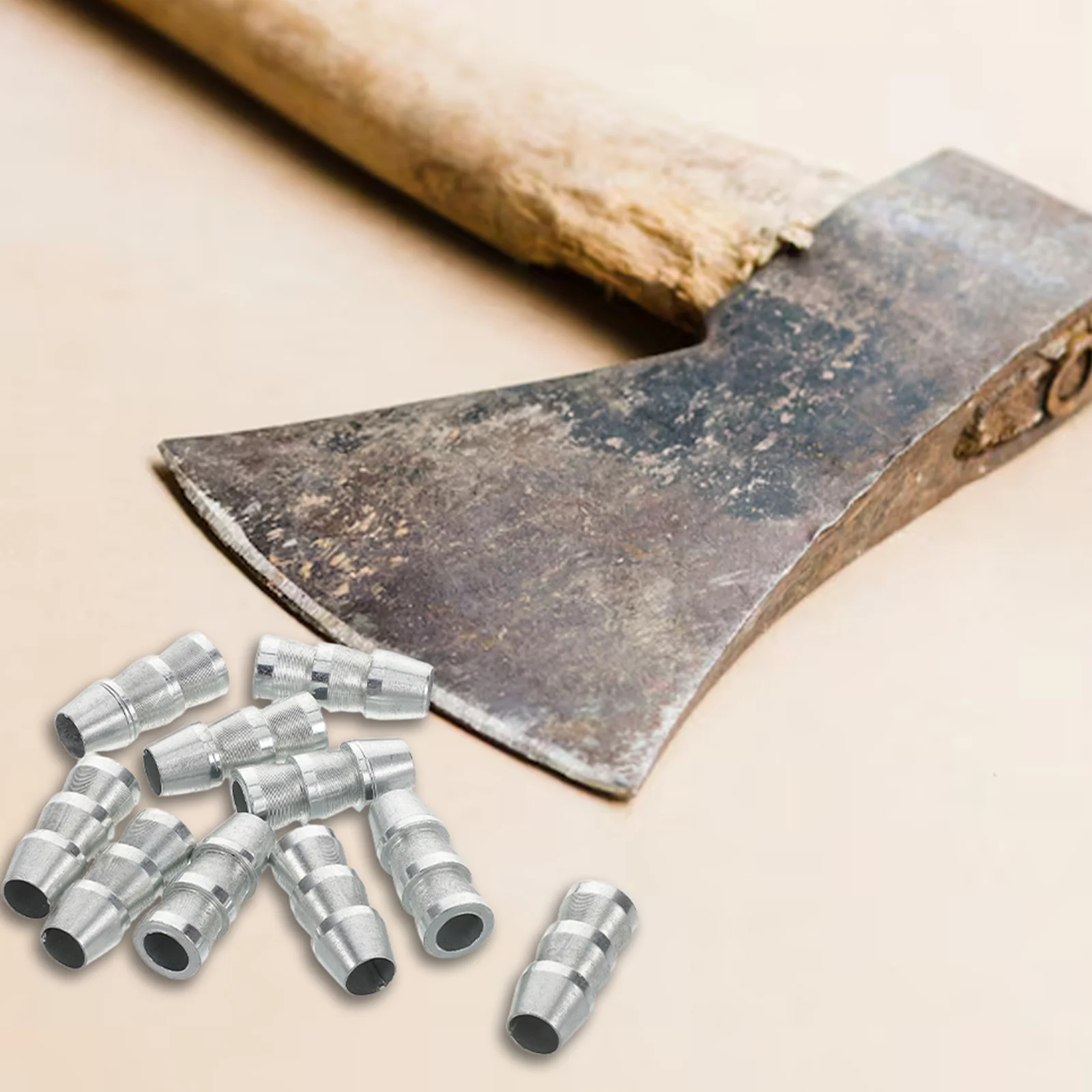 

10pcs Reinforcement Accessories Durable Iron Splitting Axe Handle Round Kit Safety Fixing Tools Construction Home
