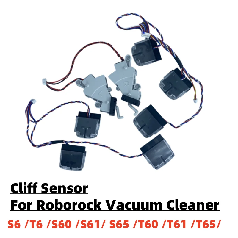 For Original Cliff Sensor for Roborock S6 T6 S60 S61 S65 T60 T61 T65 Robotic Vacuum Cleaner Spare Parts Left and Right