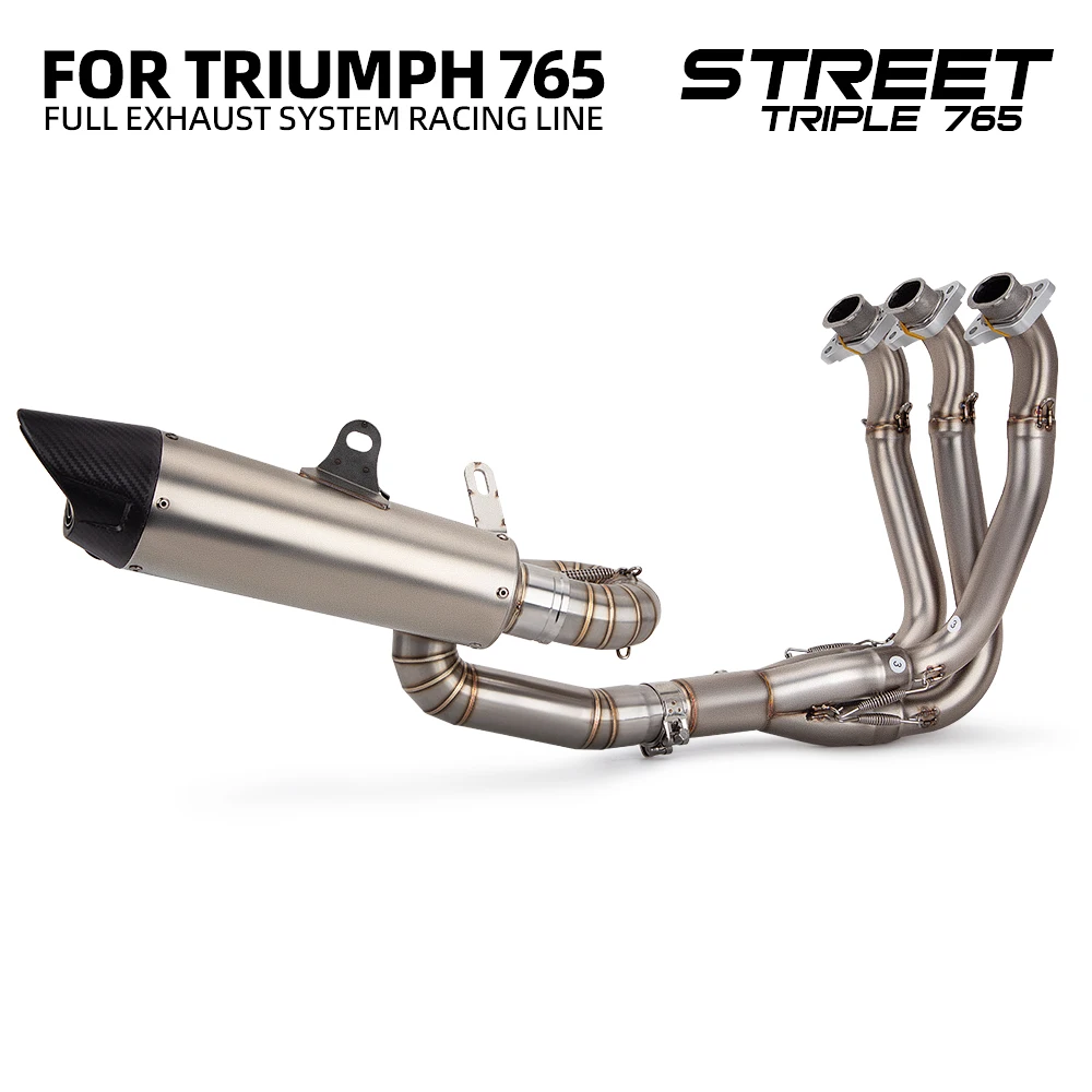 

Выхлопная система для мотоцикла Street Bike, накладная, с глушителем DB Killer, для Triumph Street Triple 765 RS 765R 765S 2017-2026