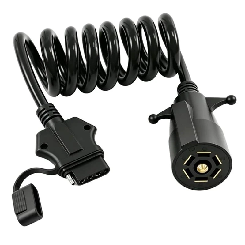 flat-coiled-trailer-adapter-7-way-round-to-5-way-7-pin-to-5-pin-5-ft-heavy-duty-towing-cord
