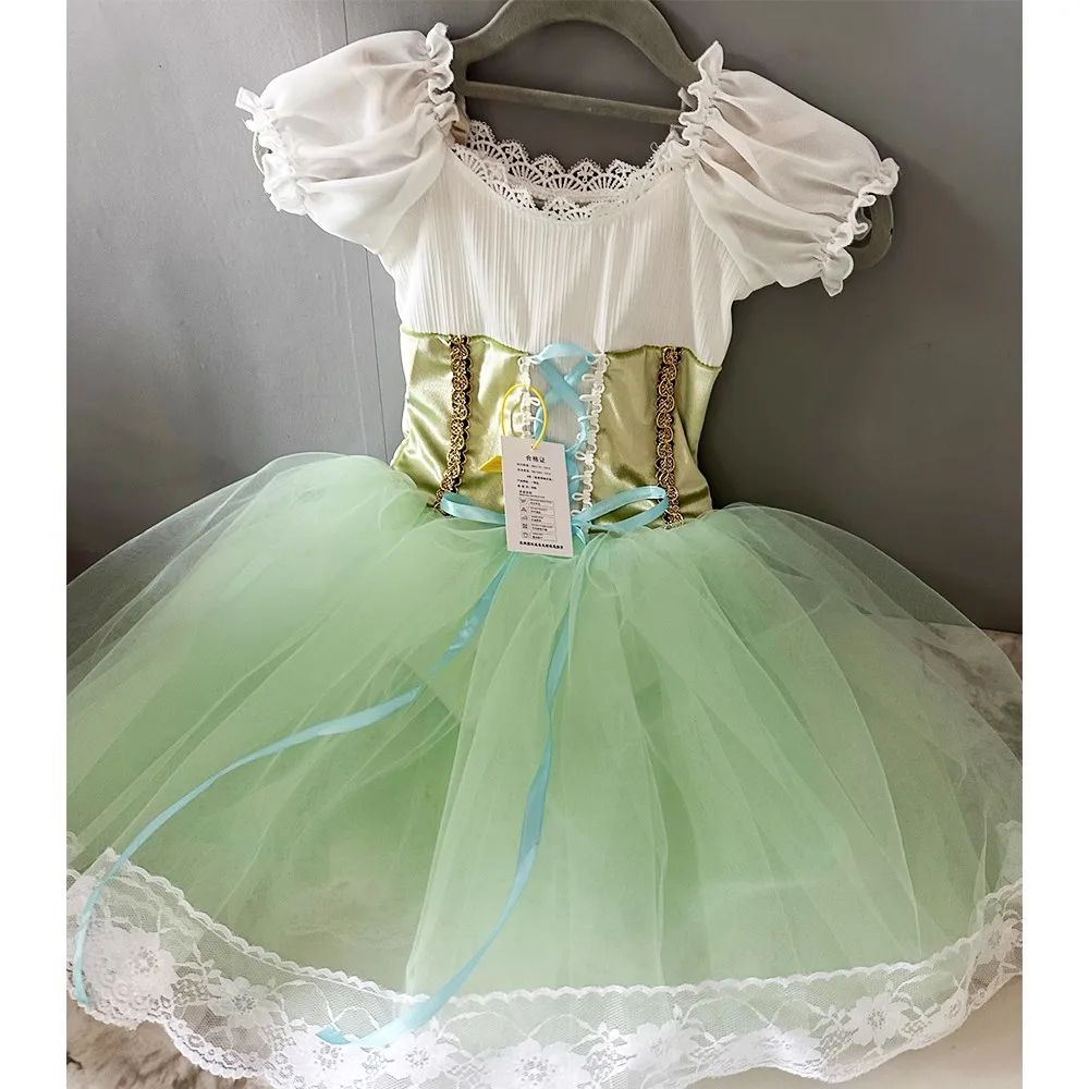 

Новинка 2024, балетное платье для девочек, Жизель, танцевальные профессиональные балетные пачки для взрослых и детей, длинные вечерние платья для женщин