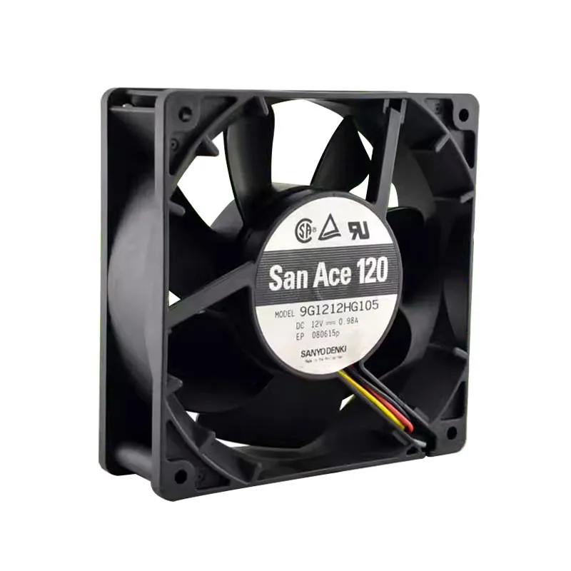 

NEW ORIGINAL 9G1212HG105 12V 0.98A 12038 120x120x38mm COOLING FAN RADIATOR