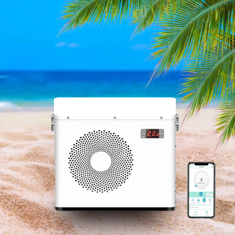 Fabbrica diretta 1Hp pompa acqua integrata refrigeratore a immersione fredda ozono UV 0.5Hp 1Hp 1.5Hp vasca a immersione refrigeratore compressore motore nucleo