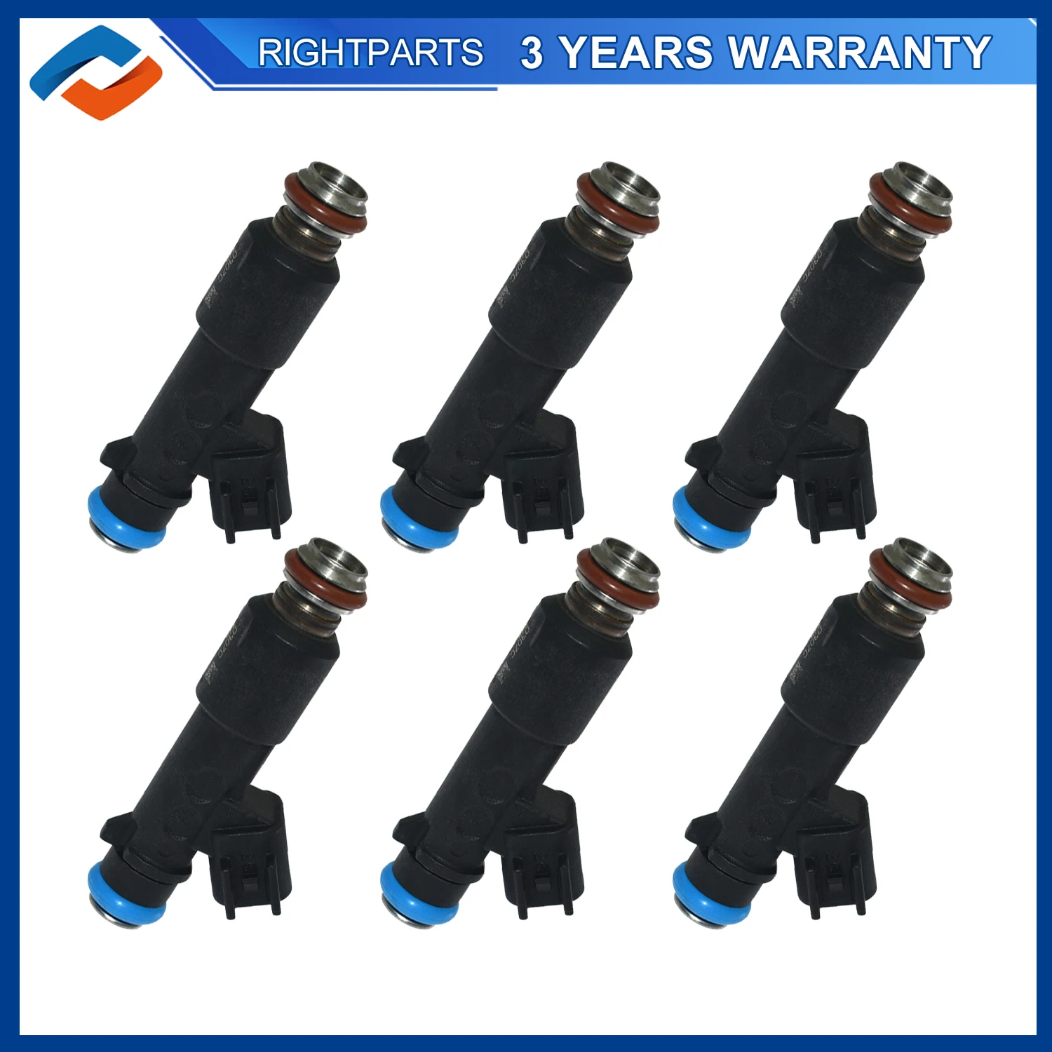 

6PCS 12599504 Fuel Injectors For Chevrolet Colorado GMC Canyon 2.9L 2008-2012