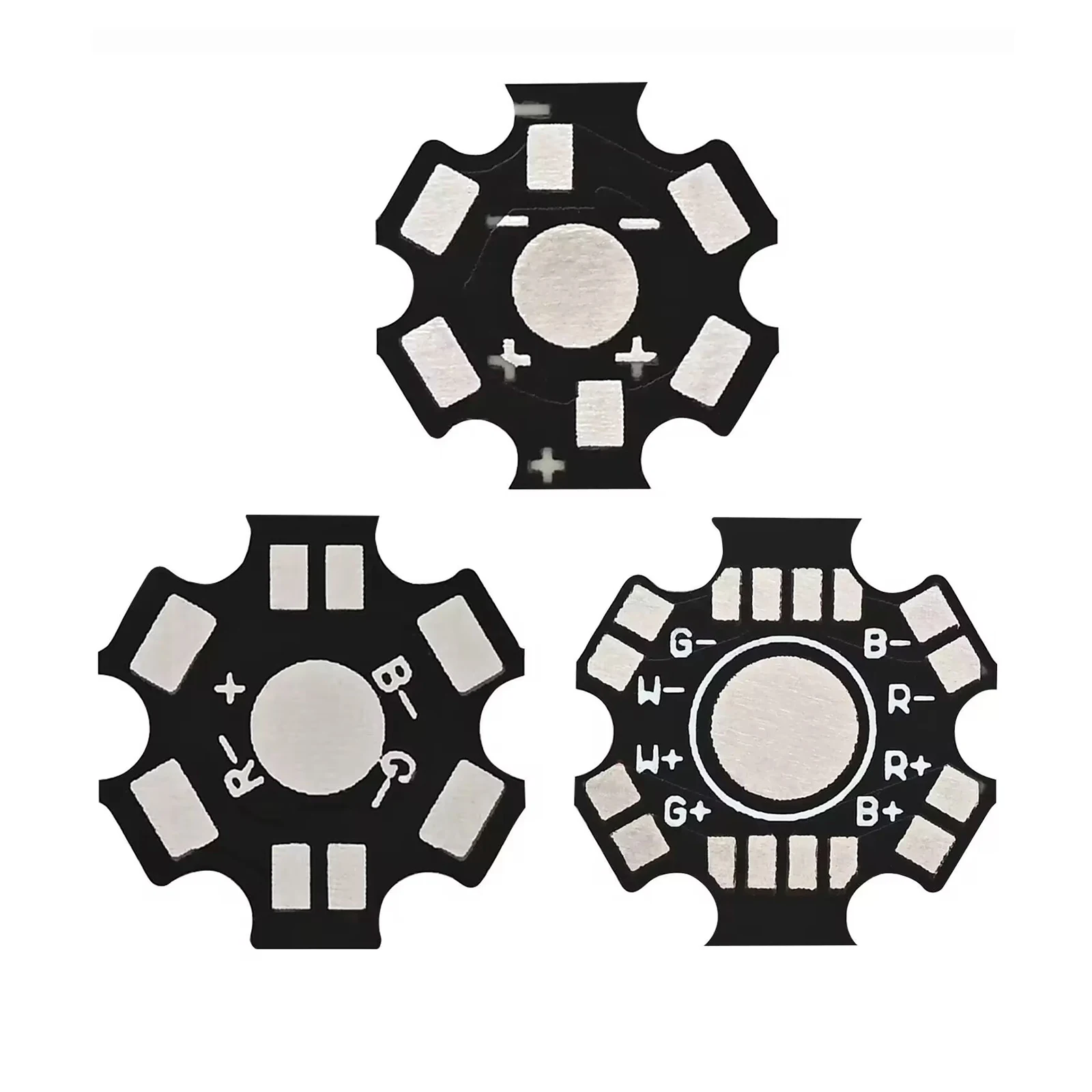 1W 3W 5W LED Heat Sink Aluminum Base Plate PCB Board Substrate 20mm Star RGB RGBW DIY Cooling System