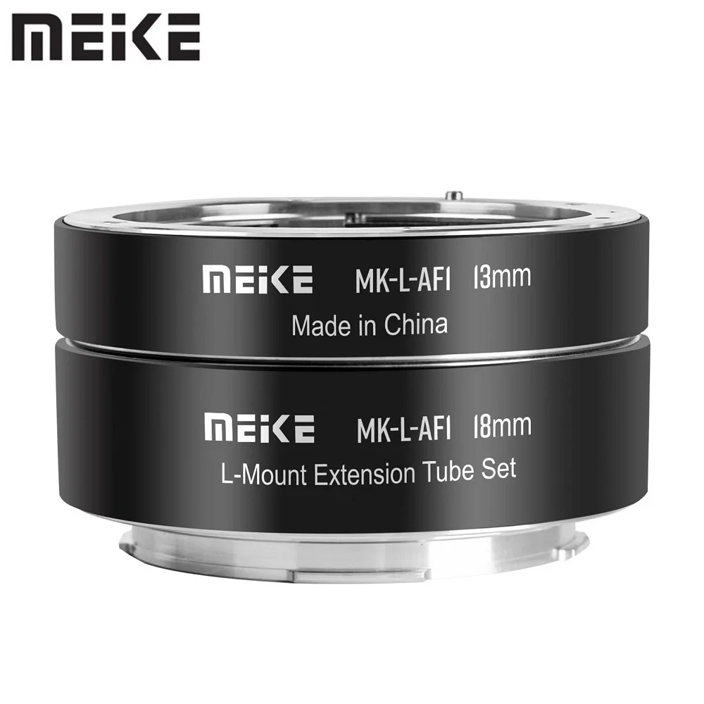 Meike MK-L-AF1 Auto-Focus Macro Extension Tube Ring for Leica SL/SL2/T/TL/TL2 /Lumix S1/S1R/S1H /Sigma fp L-Mount Cameras