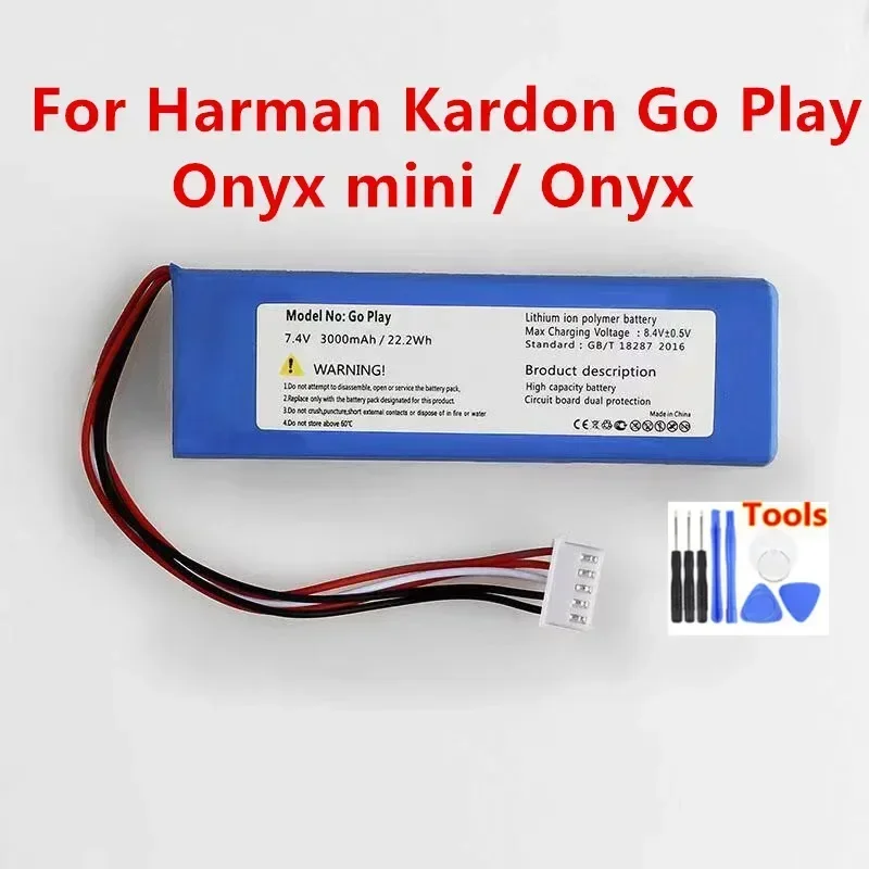 

Original Replacement Battery For Harman Kardon Go Play /Harman Kardon Onyx mini /Harman Kardon Onyx Li-polymer Batteries + Tools