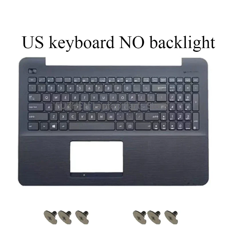 New For ASUS X555 X555L X554 F555 F555U K555 R556L LCD Back Cover Front Bezel Palmrest Bottom Case Hinges Hinge Cover Plastic