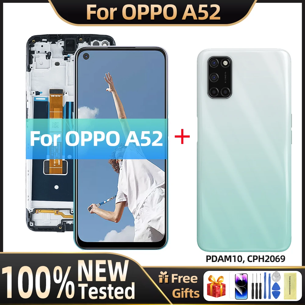 6.5\'\' For Oppo A52 A92 A72 CPH2069 CPH2067 LCD Display Touch Screen Digitizer Assembly Replacement For OPPO A52 LCD