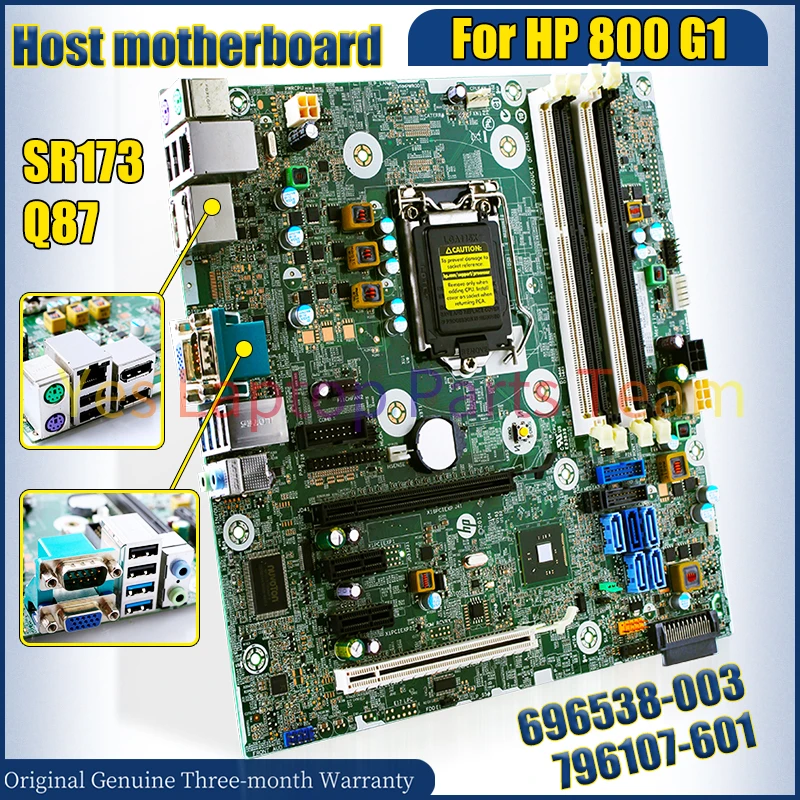 

For HP 800 G1 Desktop host 696538-003 796107-601 SR173 Q87 Computer Motherboard 100% Testing