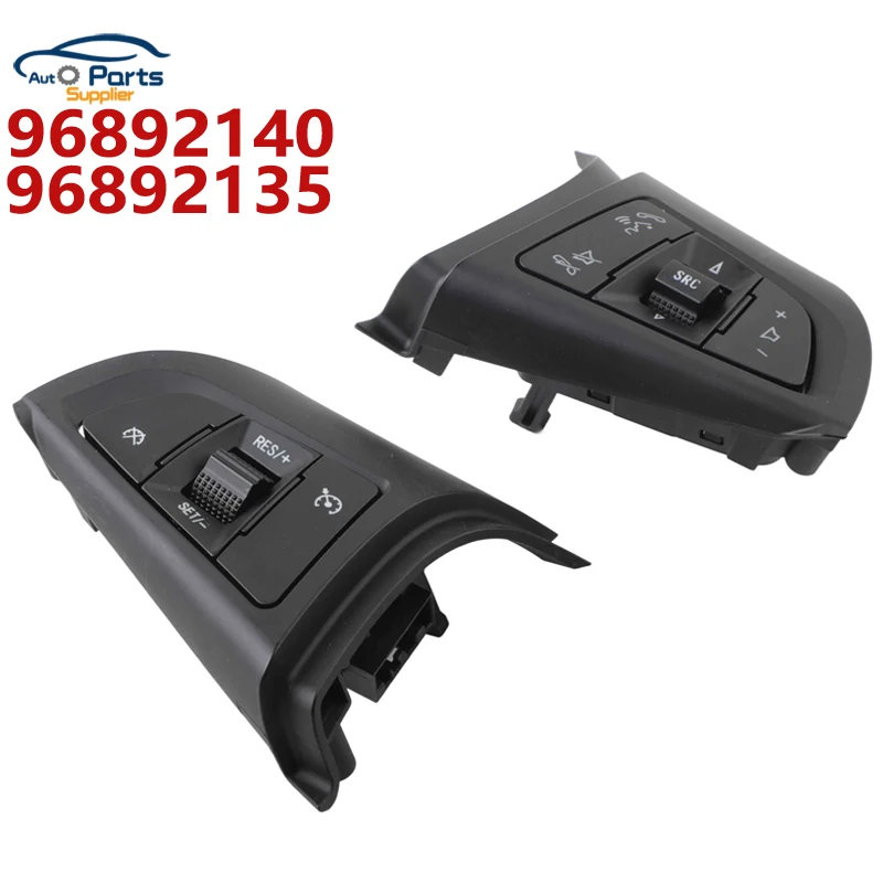 96892140 96892135   Interruptor de cruzeiro multifuncional, volante, botão de volume, bluetooth para chevrolet volume mai