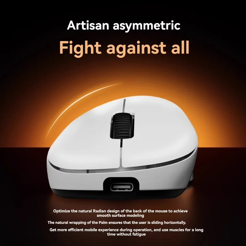 ER21 Pro Wireless Mouse Ergonomic Lightweight PAW 3950 Sensor Gaming Mouse Medium Sized Desktop Laptop Mouse Gift for Friends