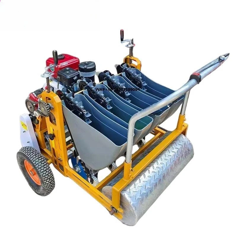 

Professional Self-Propelled Garlic Planter Double Adjustable Plant Spacing Depth Hydraulic Agricultural Machinery Motor Gear