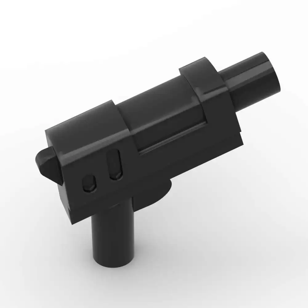 

MOC 10PCS Part Bricks 62885 Automatic Medium Barrel Prop Gun Building Blocks Set Handheld Arms Particle DIY Toys Children Gifts