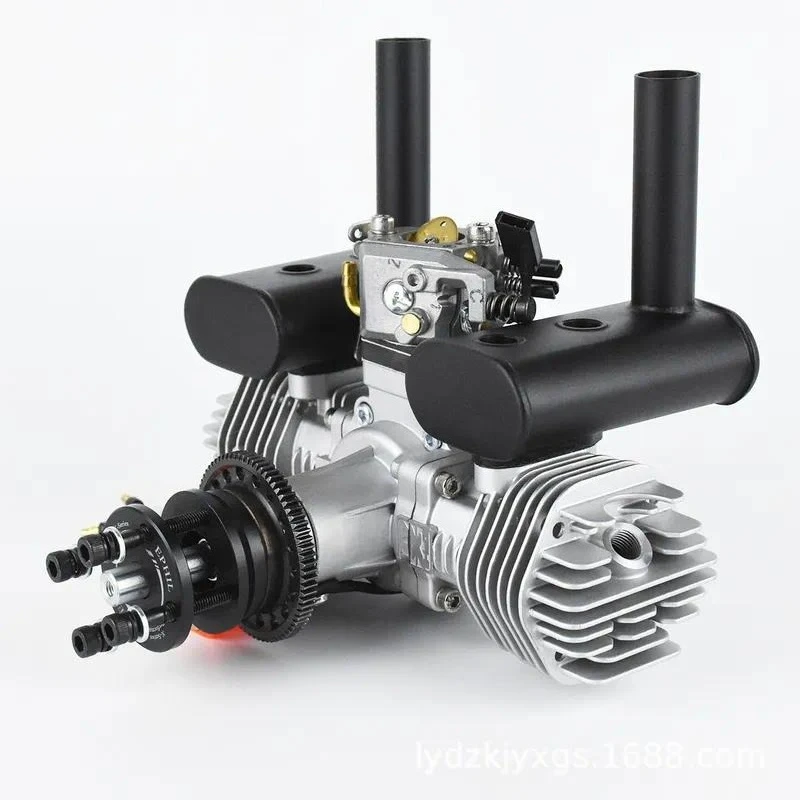 Two Stroke 40cc Opposed Twin Cylinder Power Engine With Electric Start For RC Fixed Wing Model