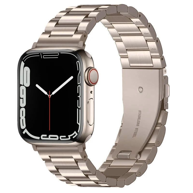 Stainless Steel Strap for Apple Watch Band Ultra 2 49mm 46mm 45mm 41mm 44mm 42mm metal Bracelet IWatch series 10 9 8 7 SE 6 5 4