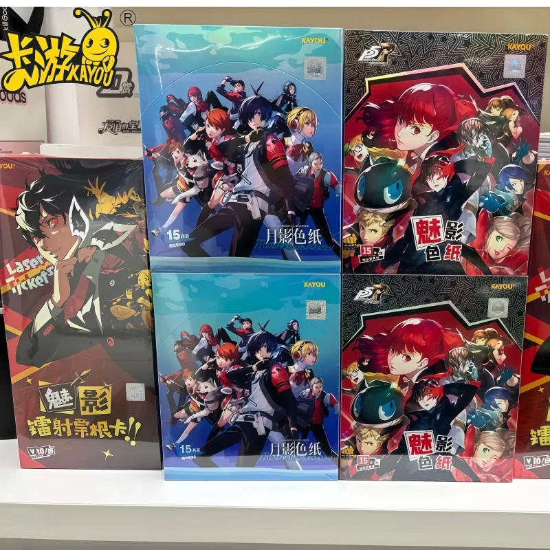 

Новая игровая карта Kayou Genuine Persona 5, лазерная карта корня билета, перезарядка Moon Shadow Phantom Series, полная коробка, цветная бумага