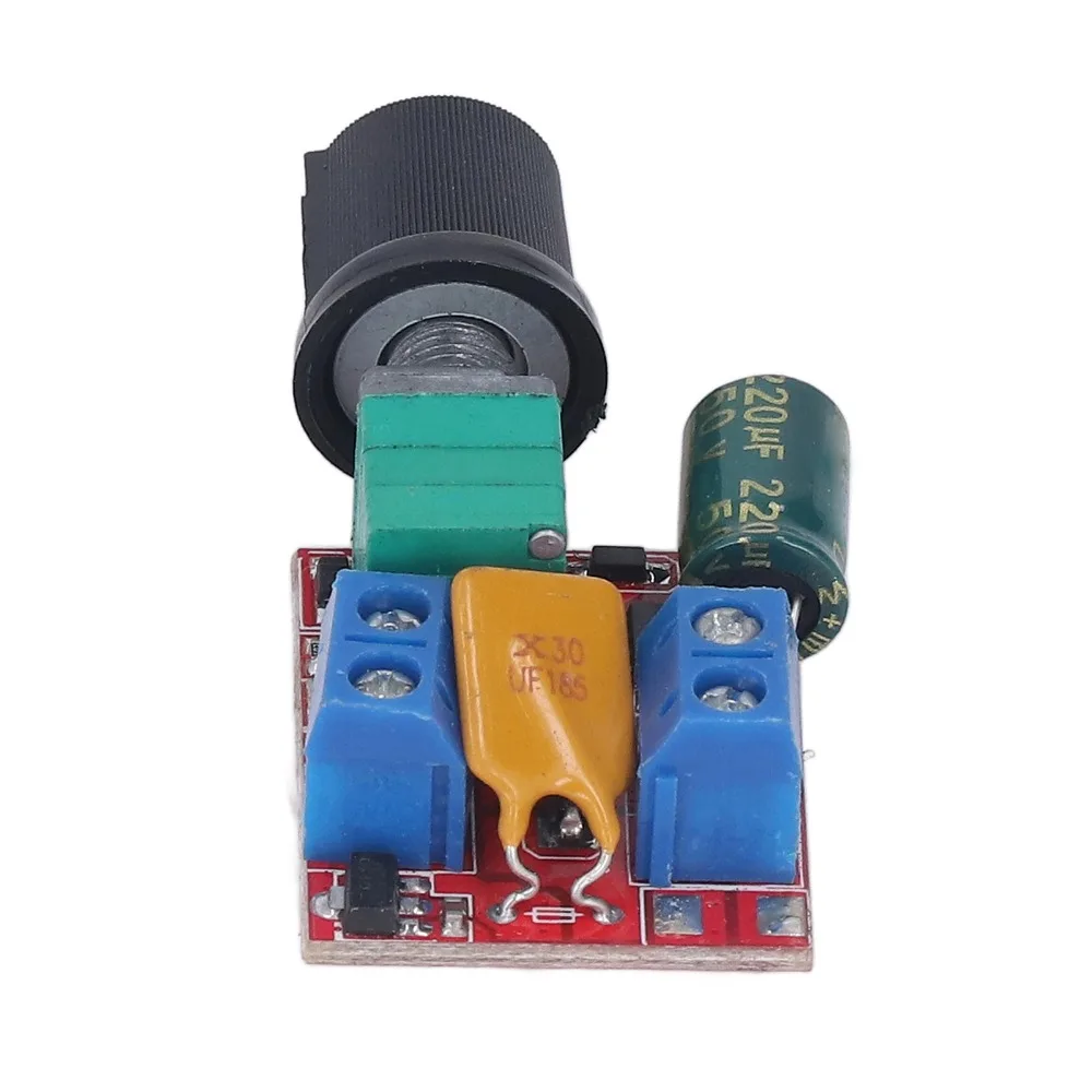 3pcs 3V-35V Motor Speed Controller 5A 90W Self Recovery Fuse LED Dimmer Control Board 1% to 100% Duty Cycle Mini Size