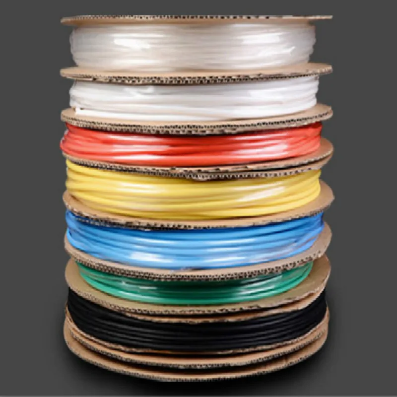 

White Blue Yellow Black Red Heat Shrink Tube Cable Sleeve Tubing Heat Shrinkable Wire Sleeve Diamter 1-80mm 25M/Lot