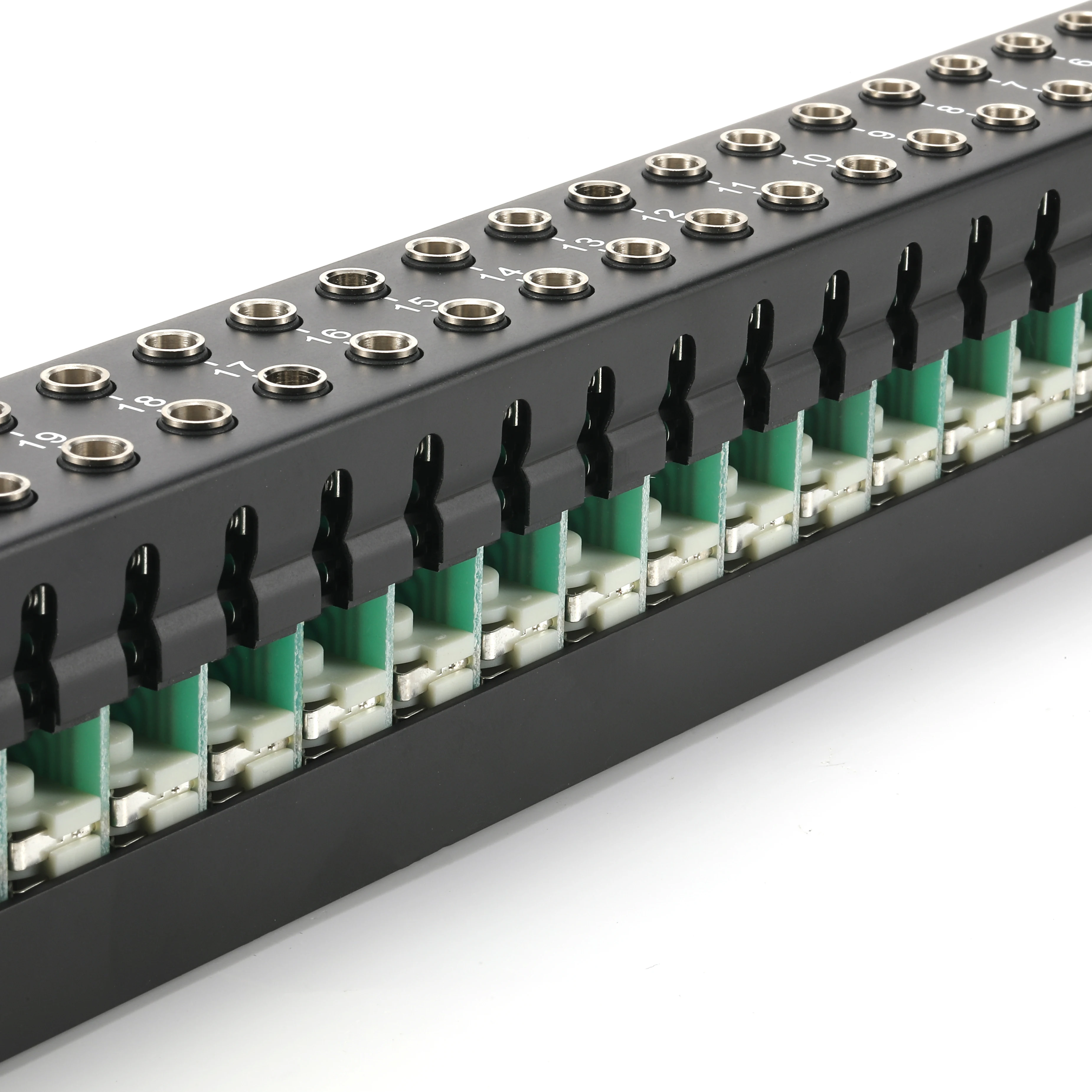 Imagem -04 - Neoxk-patch Panel Modular para Montagem em Rack Sinal Analógico Pcb Balanceado 24 Canais 24 Canais 19 1u Nys-spp-l1 Aes Ebu Jack 4