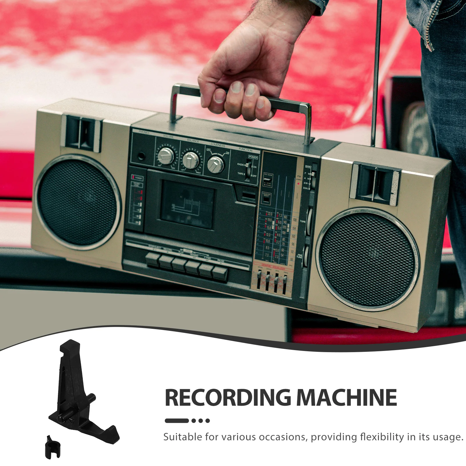 

6pcs Tape Recorder Accessories Plastic Muting Anti-Mistake Design Easy Installation Recorder Switch Parts For