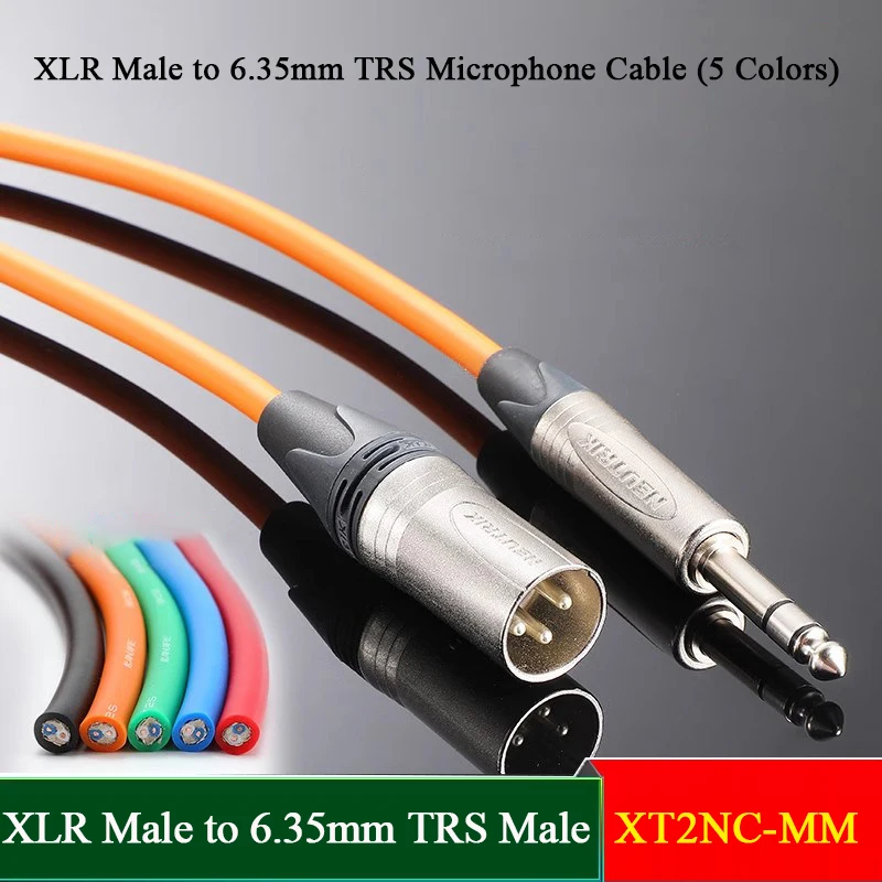 

DIY Hand Soldered Audio Cable NP3X 6.5mm TRS to XLR Male Female Audio Connector Cable