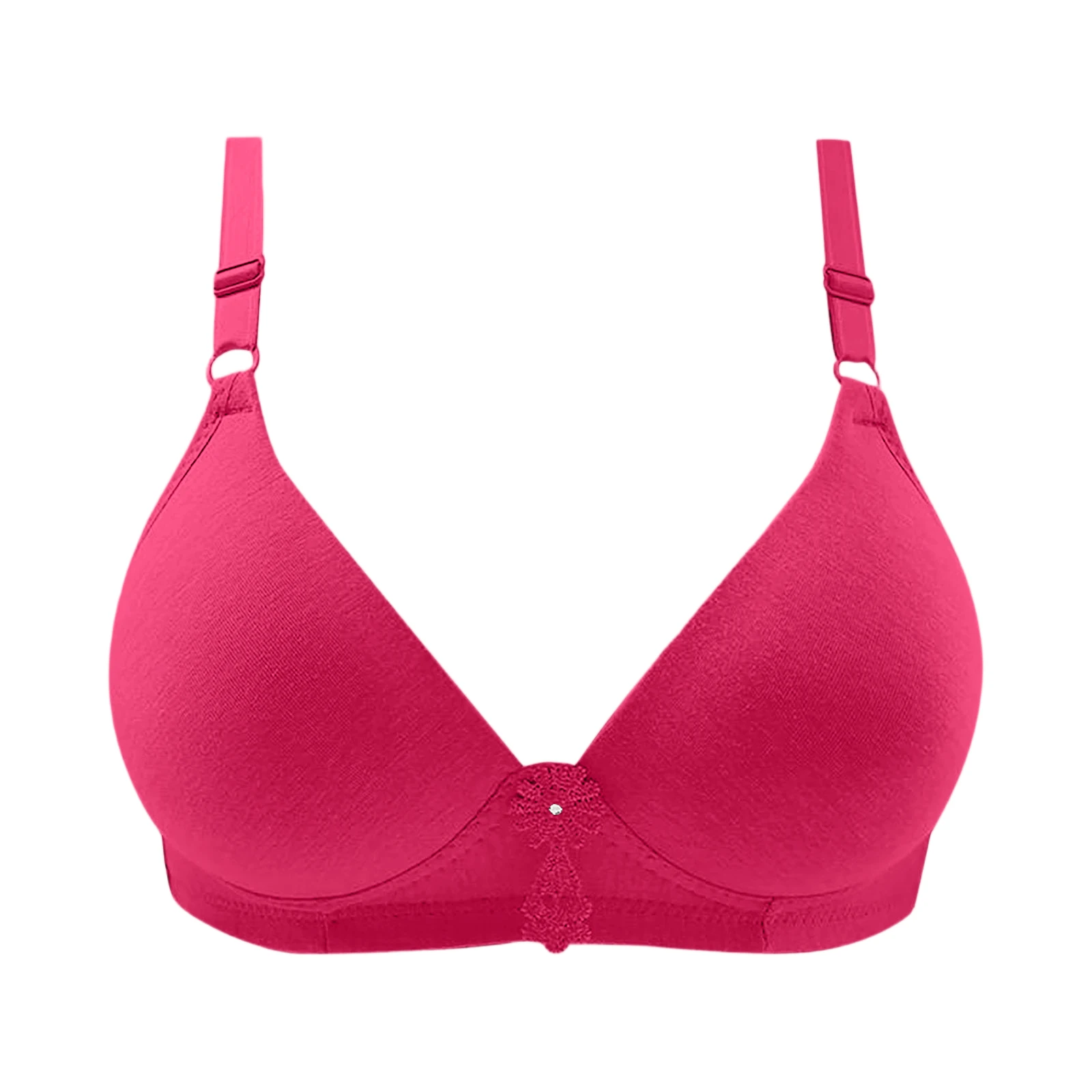 حمالات صدر نسائية خالية من الأسلاك مصنوعة من أقمشة صديقة للبشرة تصميم بسيط زهور رقيقة مناسبة للارتداء اليومي في جميع الفصول