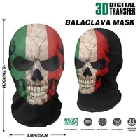 Skeleton Full Face Fashion Headwear Mask Motorcycle Perspective Net Balaclava Bike Outdoor Wearing Halloween, Christmas Mask 2
