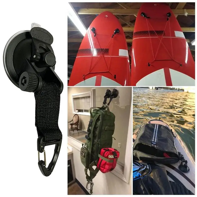 4Pcs Suction Cup Anchor Securing Hook Tie Down Camping Tarp As Car Side Awning Pool Tarps Tents Securing Hook Accessories