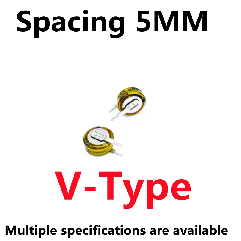 2PCS/Lot 5.5V Super Capacitor 0.022F 0.047F 0.1F 0.22F 0.33F 0.47F 1F 1.5F 4.0F 5.0F Button Type Farrah Supercapacitor V/H/CType