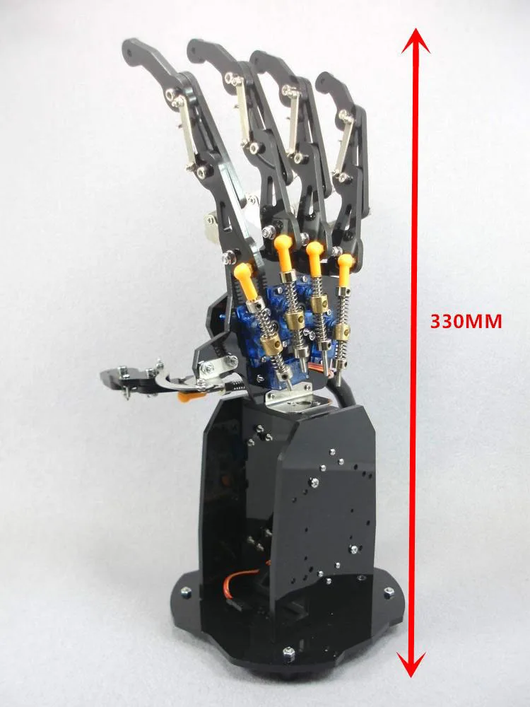 5 Dof Robot Vijf Vingers Robotica Kit Educatieve Metalen Mechanische Poot Voor Arduino Arm Linker En Rechter Diy Programmering Robot