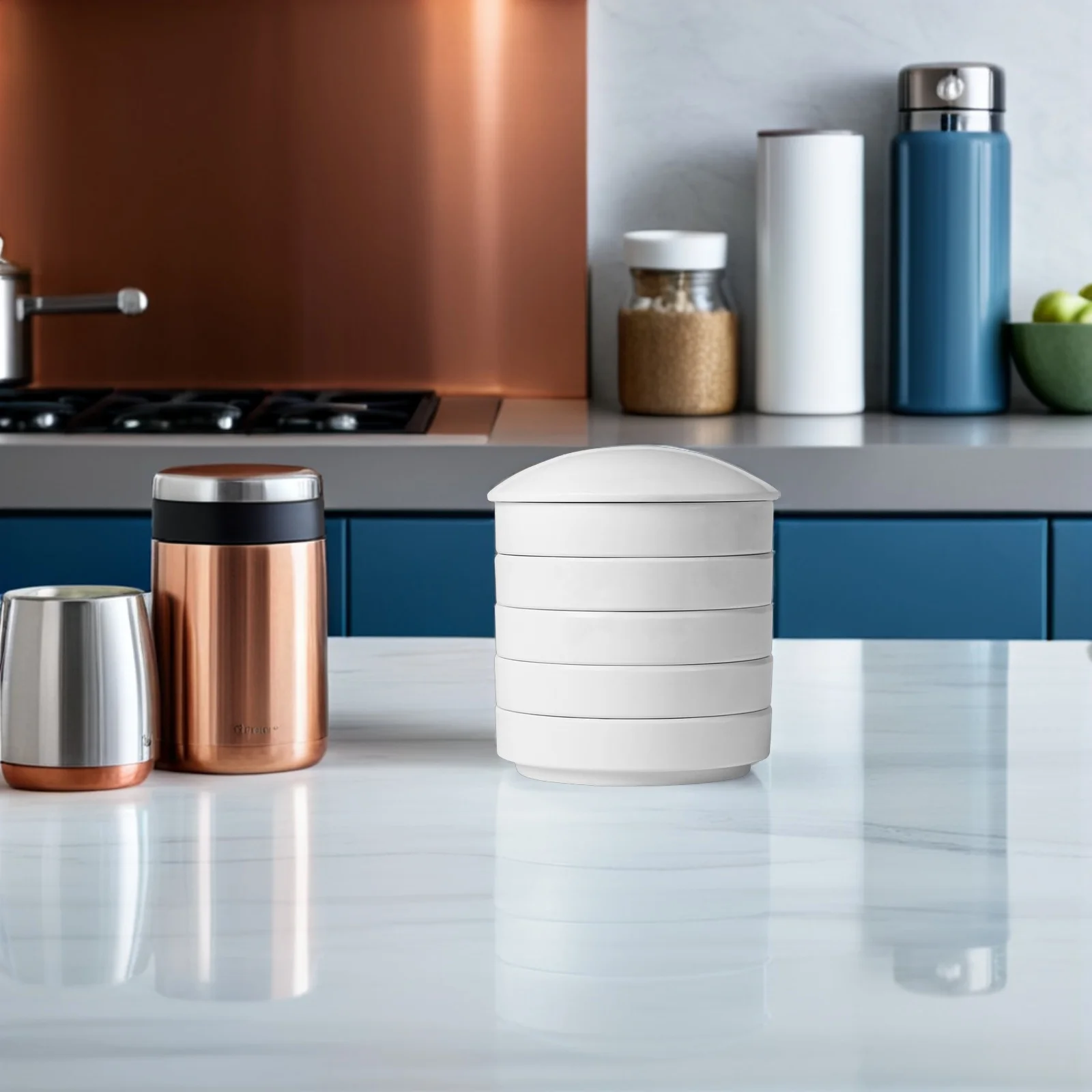 

Five Layers Ceramic Ink Dish Pigment Plate Watercolor Pigment Tray Paint Tray Color Mixing Board for Artists Painters Students