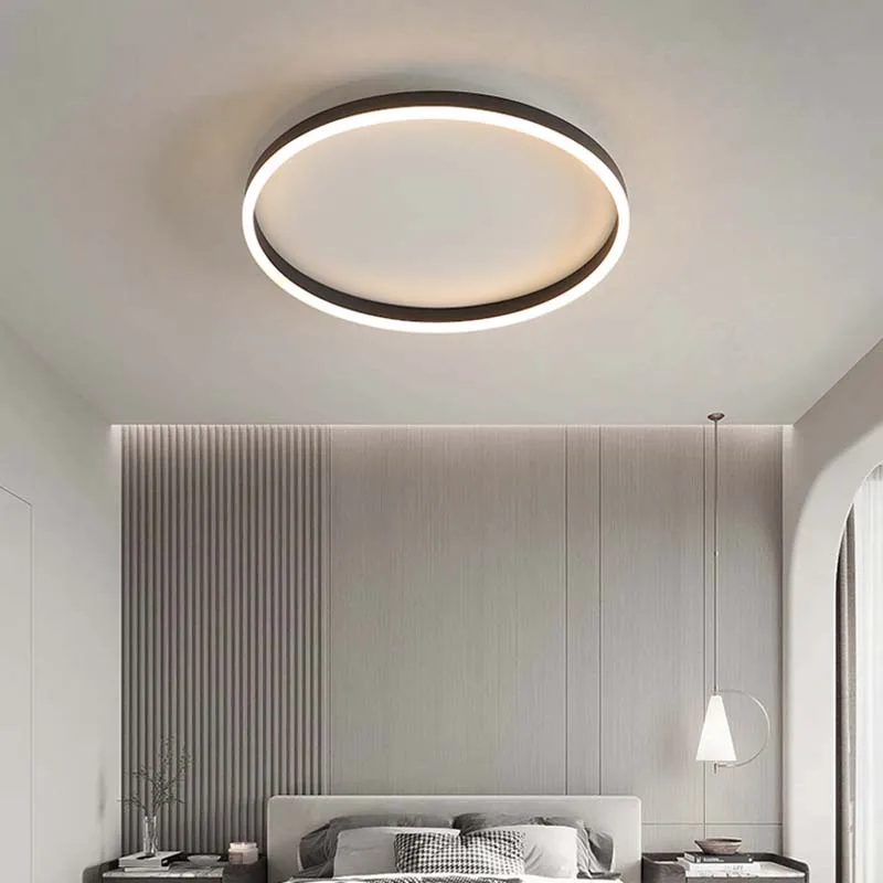 Nowoczesna lampa sufitowa LED do salonu jadalnia sypialnia szatnia korytarz żyrandol podsufitowy domowe lampki dekoracyjne oprawa
